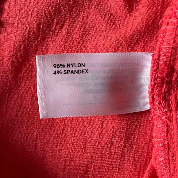 Duluth Womens Heirloom Gardening 7" Short Coveralls Stretch Carnation Red Size S - Picture 7 of 11